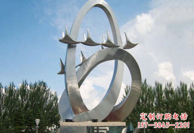 漳州不锈钢天鹅雕塑