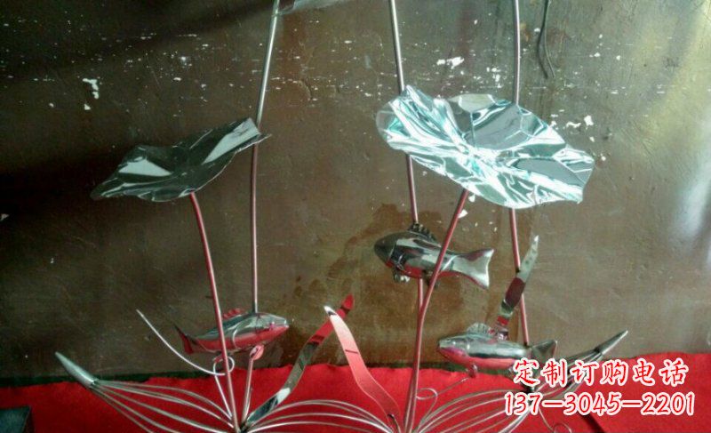 漳州不锈钢荷花雕塑