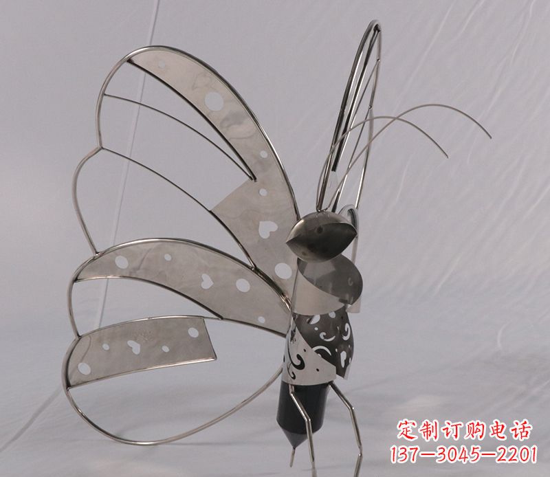 漳州不锈钢蝴蝶雕塑精美的艺术品