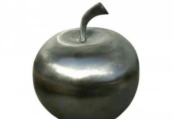 漳州不锈钢公园苹果雕塑