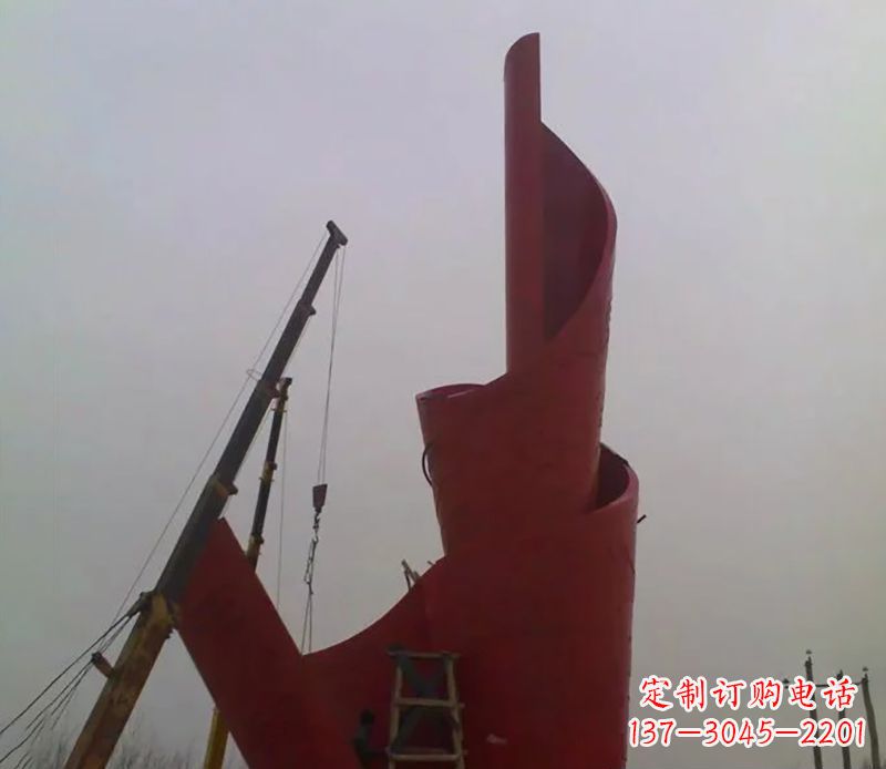 漳州不锈钢火炬雕塑点燃社会进步的火炬
