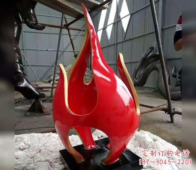 漳州不锈钢火龙果雕塑传承传统文化的艺术品