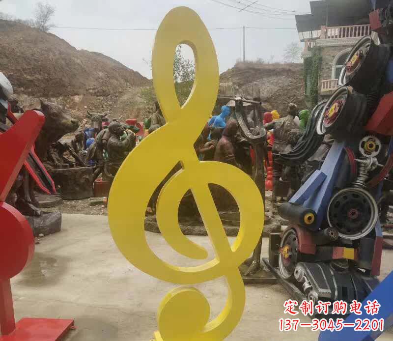 漳州不锈钢音符雕塑美丽而持久的艺术