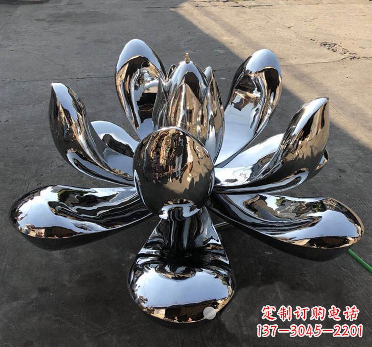 漳州不锈钢莲花雕塑精美优雅
