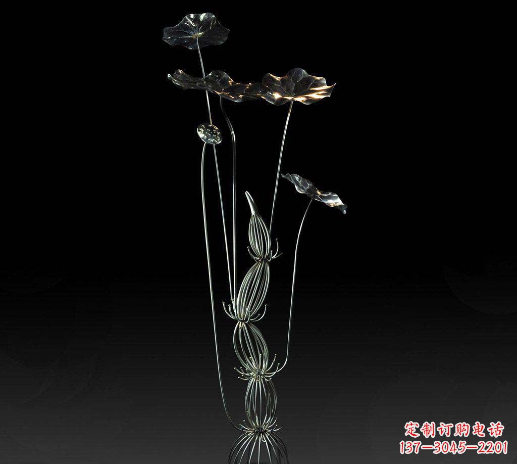 漳州不锈钢荷叶雕塑精致优雅的艺术宝藏