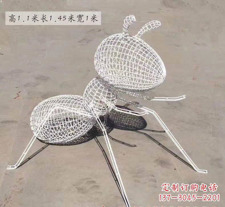 漳州不锈钢镂空蚂蚁雕塑