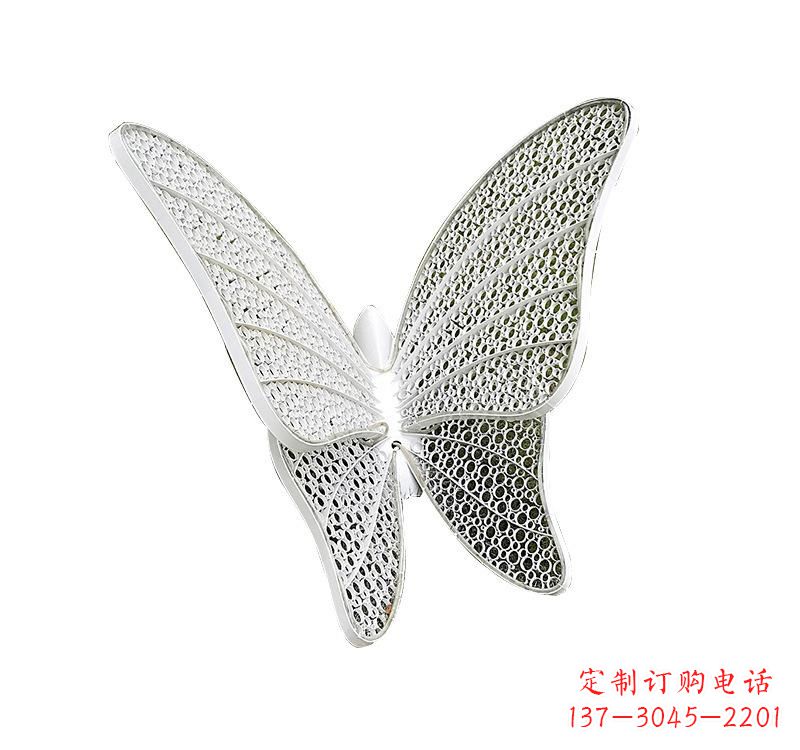 漳州不锈钢绿地蝴蝶雕塑