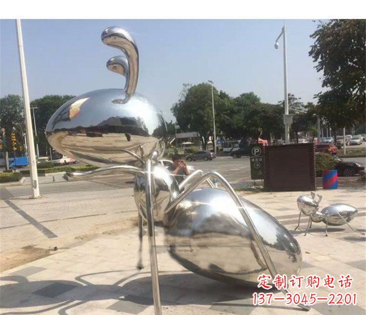 漳州不锈钢蚂蚁雕塑艺术与自然的完美结合