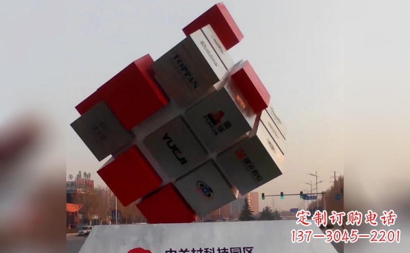 漳州不锈钢魔方雕塑艺术精灵的精彩表现