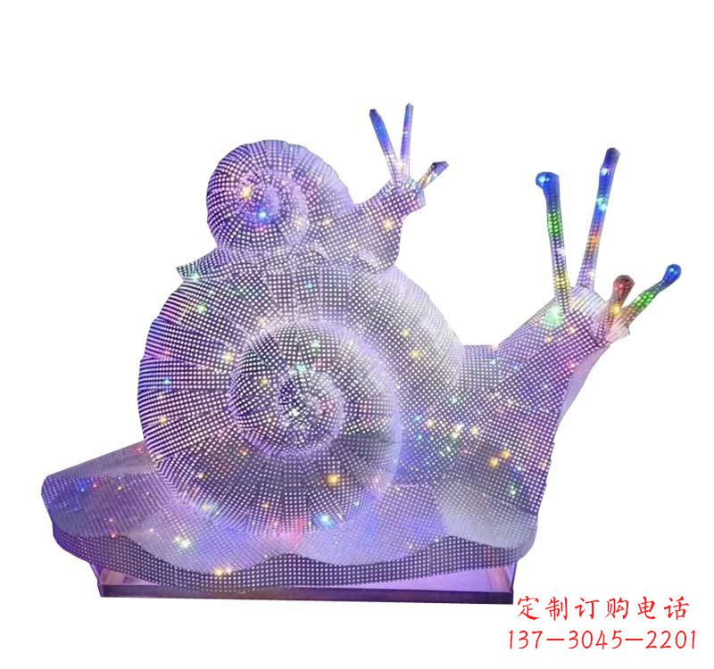 漳州不锈钢蜗牛雕塑一件精美的艺术品