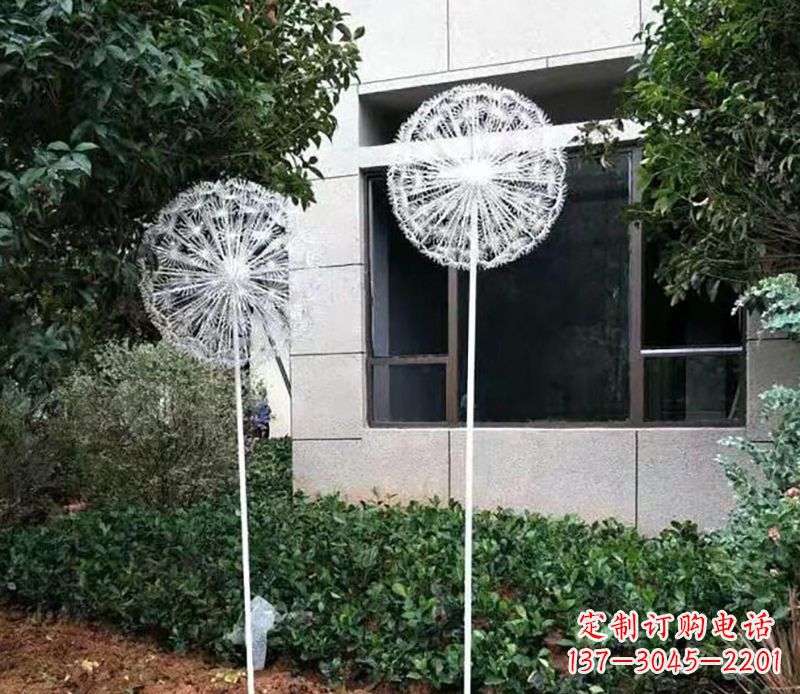 漳州不锈钢蒲公英雕塑绚丽多彩