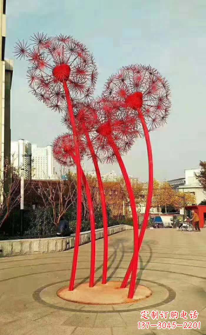 漳州不锈钢蒲公英美丽的雕塑之作
