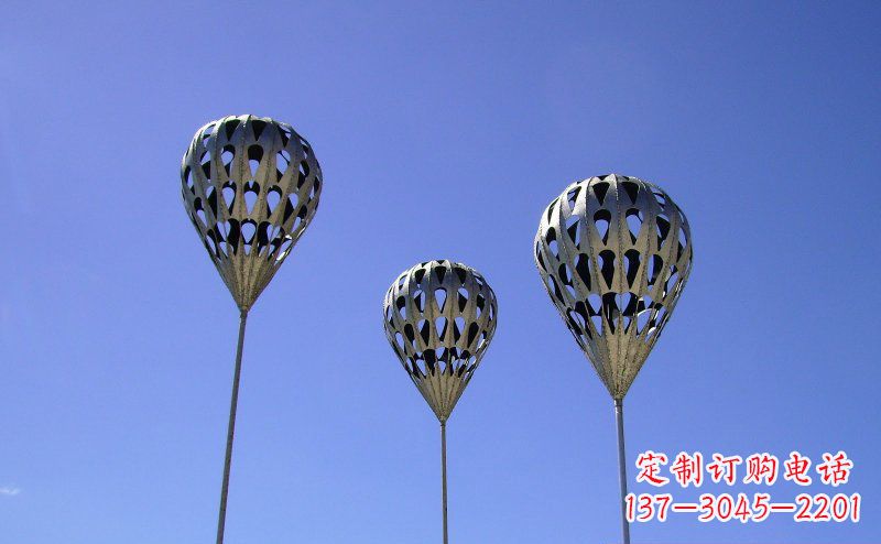 漳州不锈钢气球雕塑把美丽带回大自然