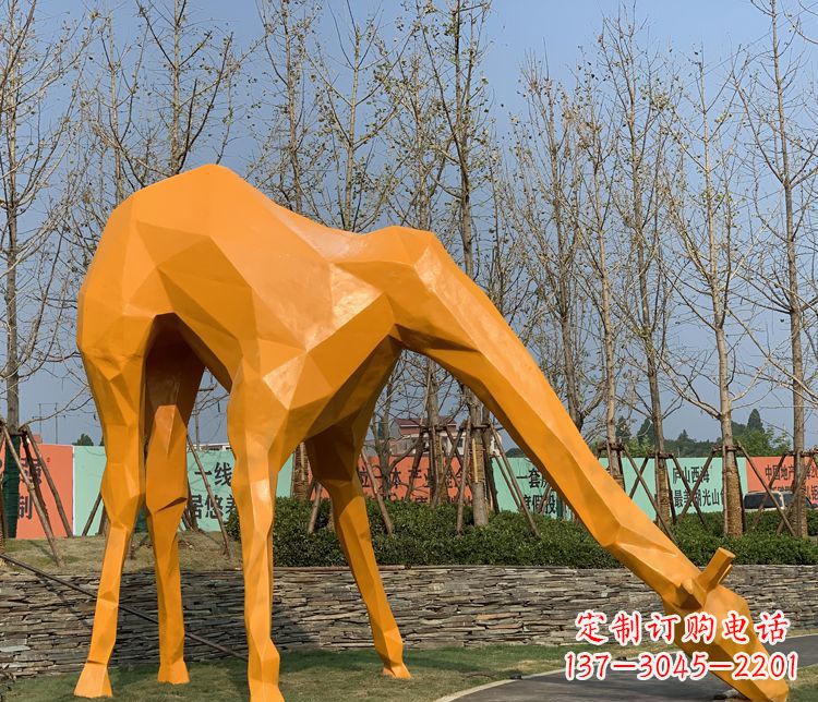 漳州不锈钢雕刻的精美动物雕塑