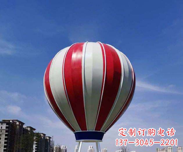 漳州不锈钢热气球雕塑给景观增添精彩