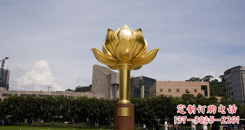 漳州不锈钢莲花雕塑——精美的艺术品