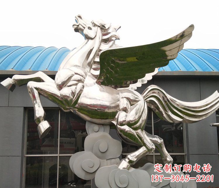 漳州不锈钢踏云飞马——给城市带来动感与灵气