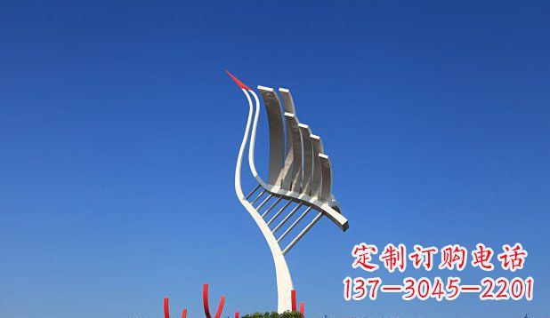 漳州不锈钢天鹅丹顶鹤仙鹤雕塑