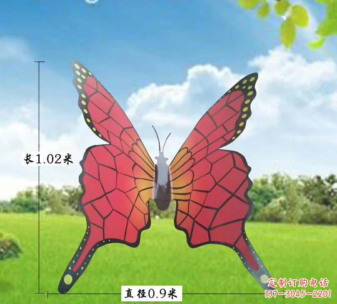 漳州不锈钢铁艺蝴蝶雕塑