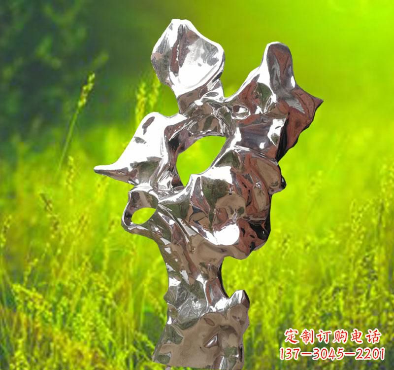 漳州太湖石雕塑精致的不锈钢艺术