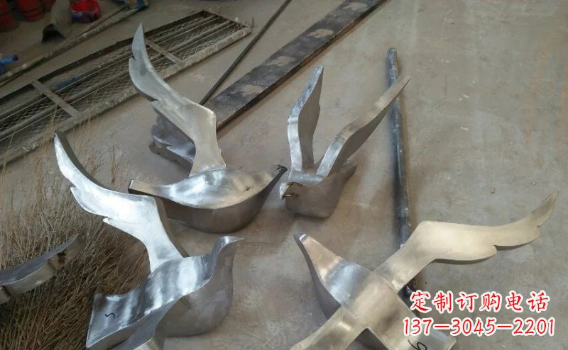 漳州精美的不锈钢小型鸽子雕塑