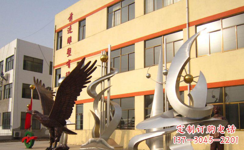 漳州不锈钢雄鹰雕塑