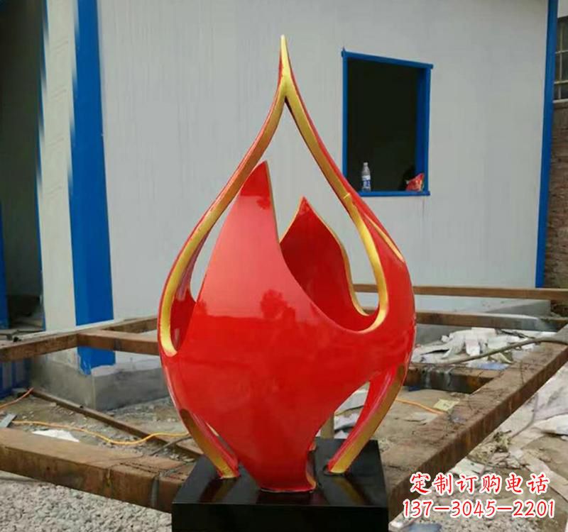 漳州不锈钢艺术景观火龙果雕塑