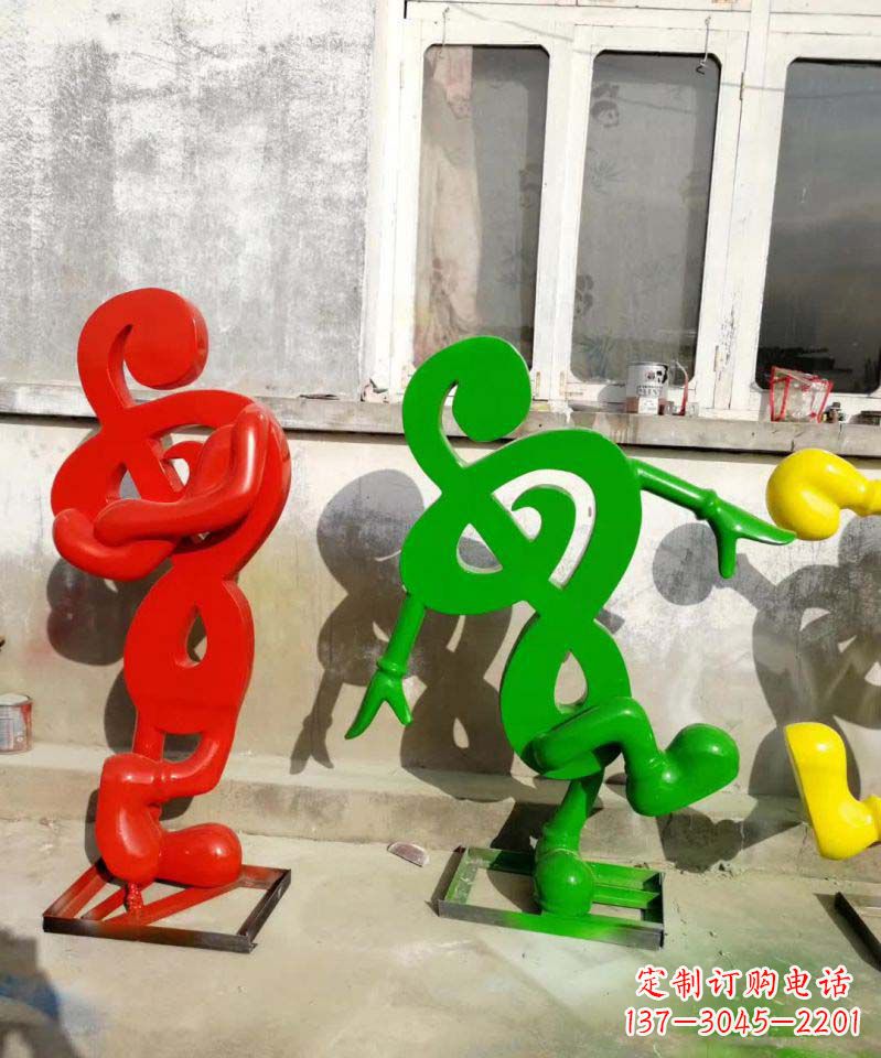 漳州美妙音乐不锈钢音符雕塑