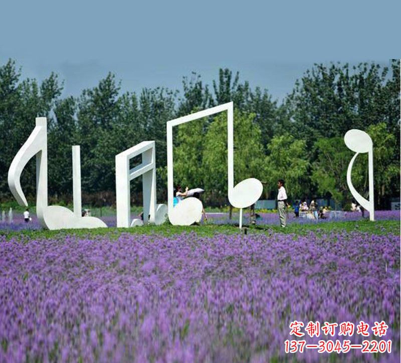 漳州不锈钢音符雕塑音乐与艺术的完美结合
