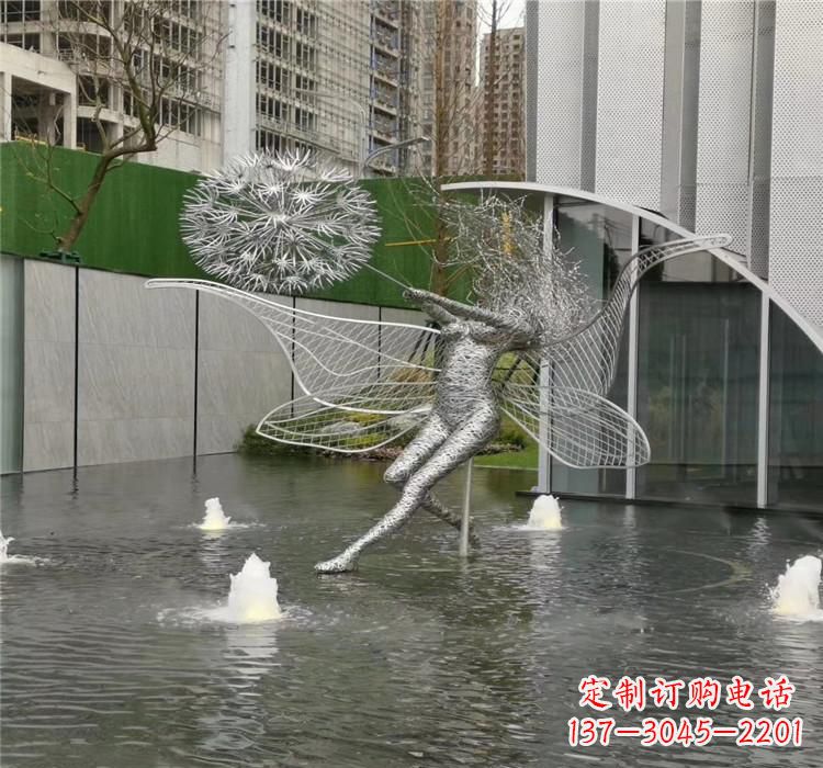 漳州美丽的不锈钢蒲公英雕塑