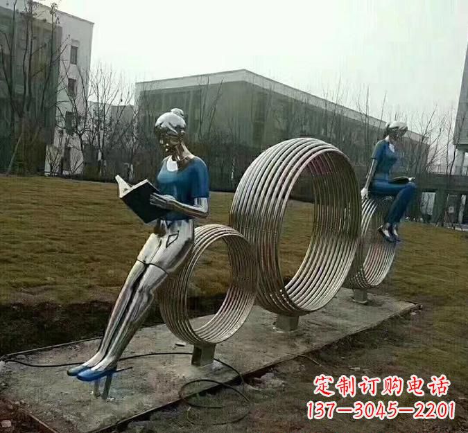 漳州圆环读书人雕塑
