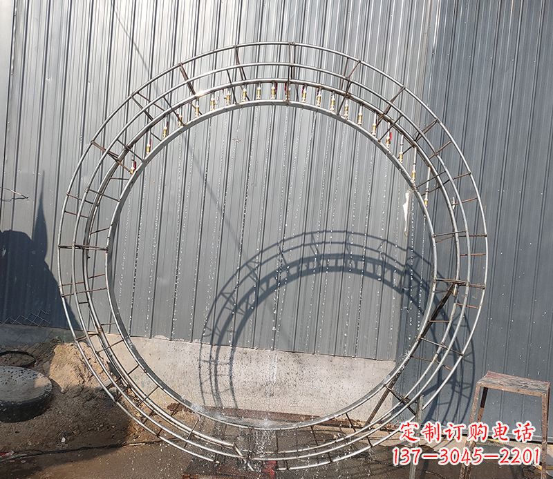 漳州圆环的美——不锈钢景观雕塑