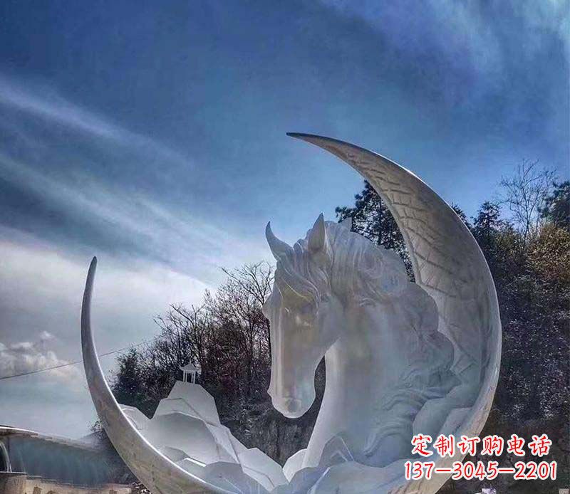 漳州不锈钢月亮雕塑一种独特的艺术品