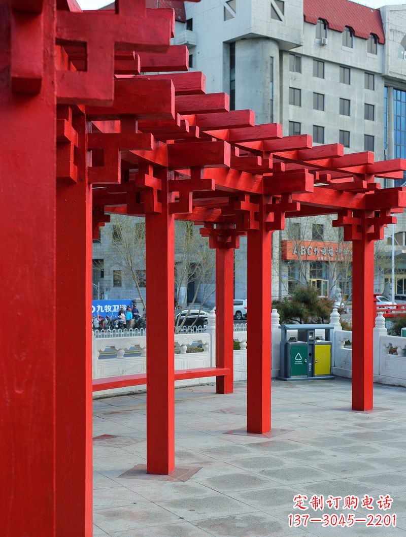 漳州长廊雕塑描绘城市景观的艺术作品