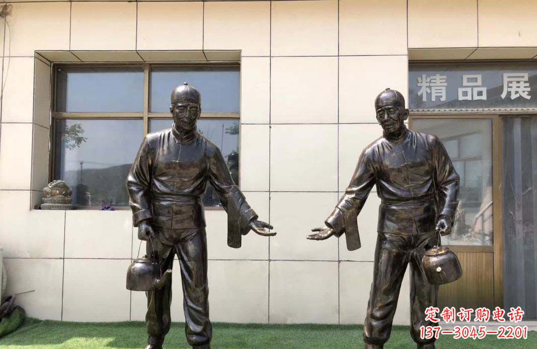漳州店小二雕塑——记茶馆民俗