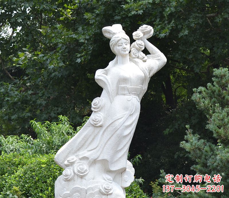 漳州嫦娥奔月景观石雕