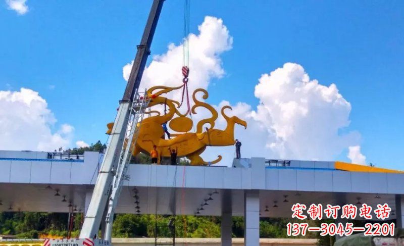漳州精美不锈钢龙雕塑，点缀城市之美