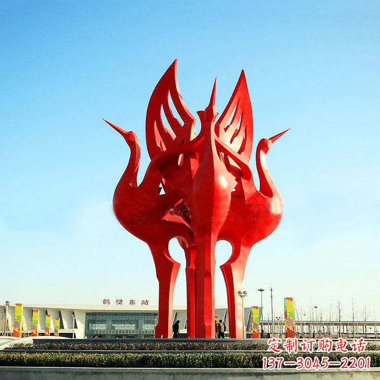 漳州“仙鹤之歌仙鹤雕塑的精彩瞬间”