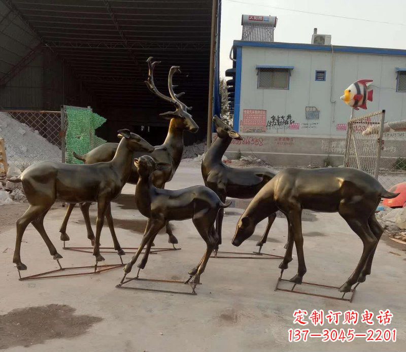 漳州鹿雕塑抽象之美