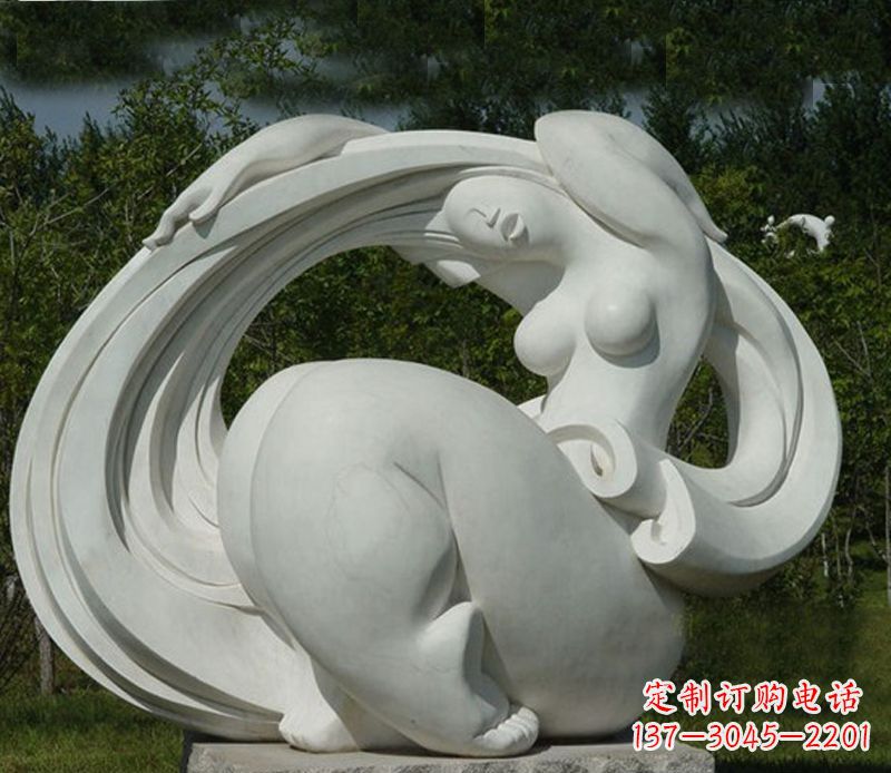 漳州抽象美女石雕