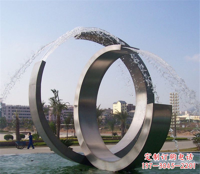 漳州精美的不锈钢喷泉雕塑