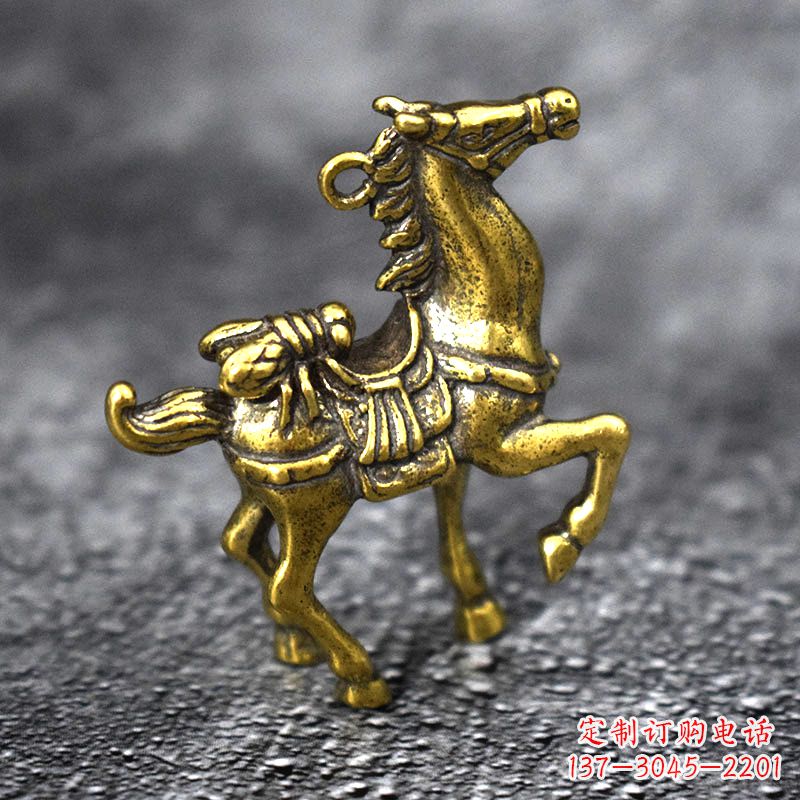 漳州铜铸马儿雕塑艺术精品