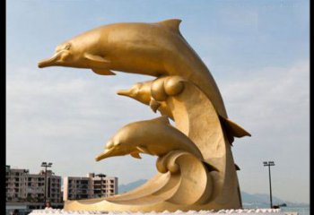 漳州海豚雕塑——美丽的城市标志