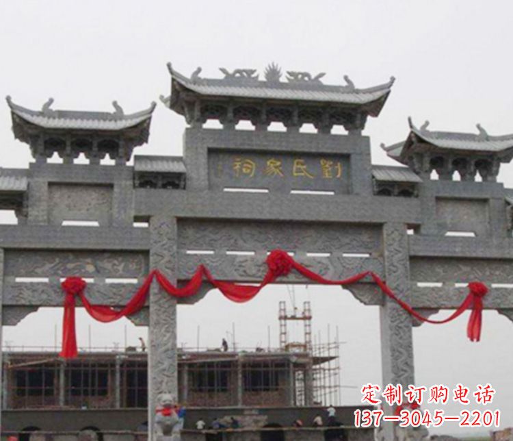 漳州牌坊雕塑——传承祠堂文化的艺术形式