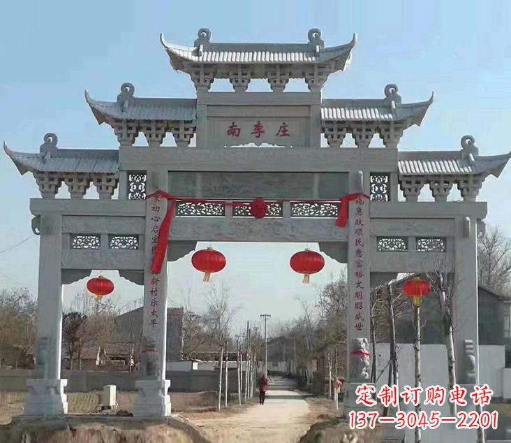 漳州祠堂石牌坊雕塑艺术精粹