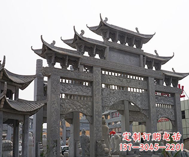漳州牌坊石雕传承传统文化的艺术精品