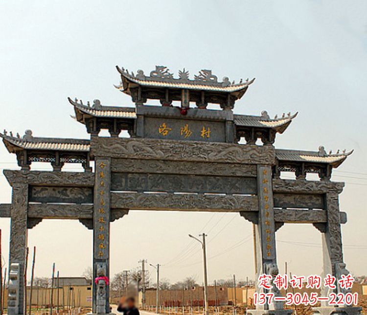 漳州牌坊雕塑——缅怀中国传统文化