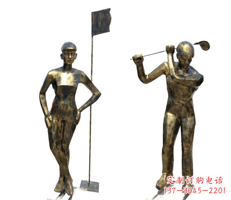 漳州高尔夫雕塑传承高尔夫文化的艺术精品