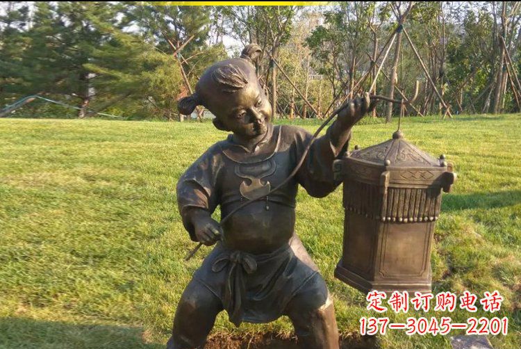漳州灯笼雕塑点亮公园的精彩