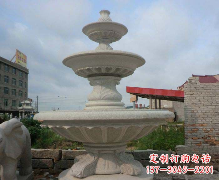 漳州喷泉雕塑灵动精致的大理石美